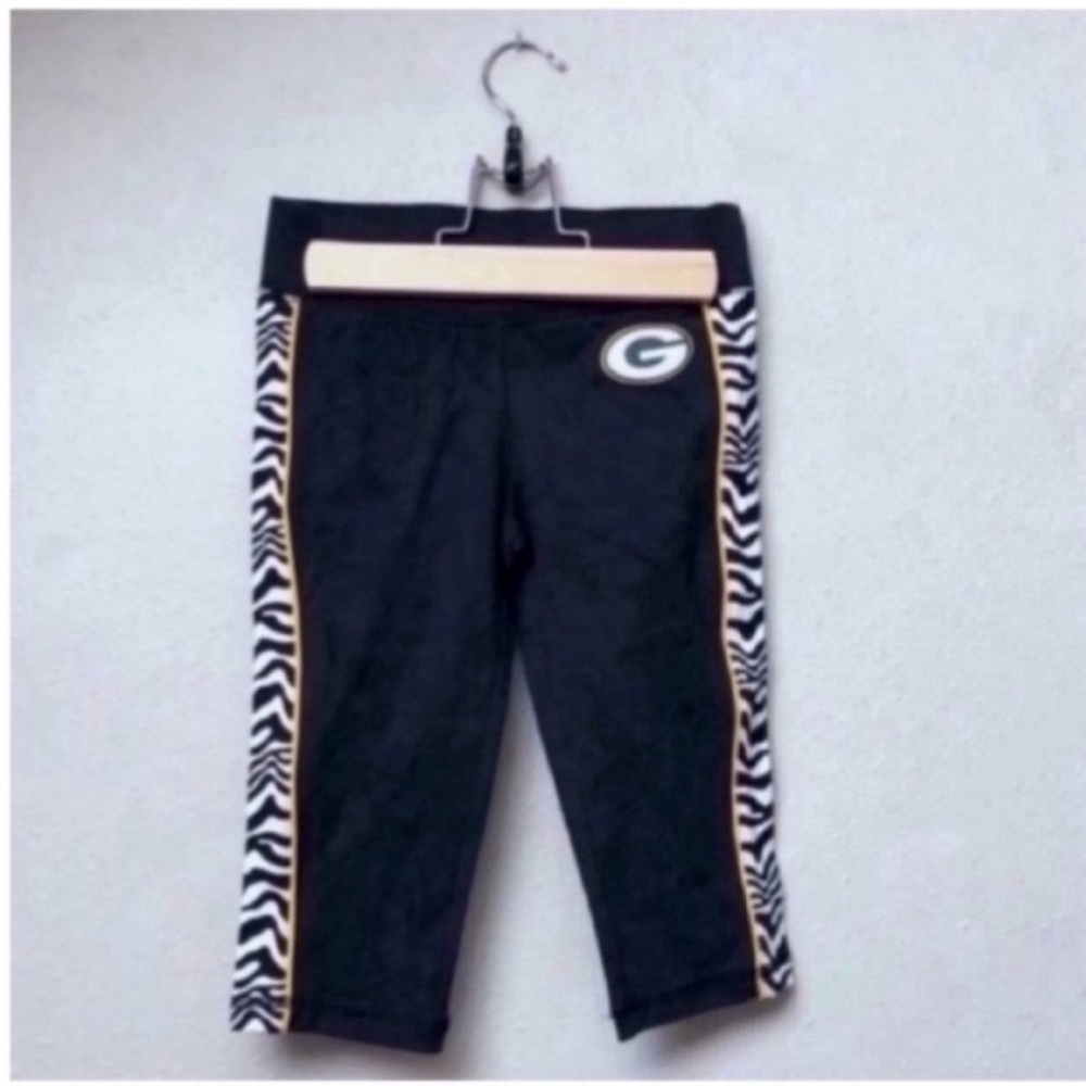 Kids Green Bay Packers Leggings Green & Gold